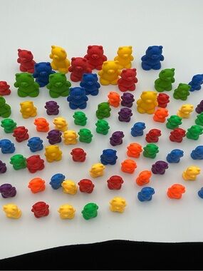 Colorful Counting Bear Toy Set - Multicolor
